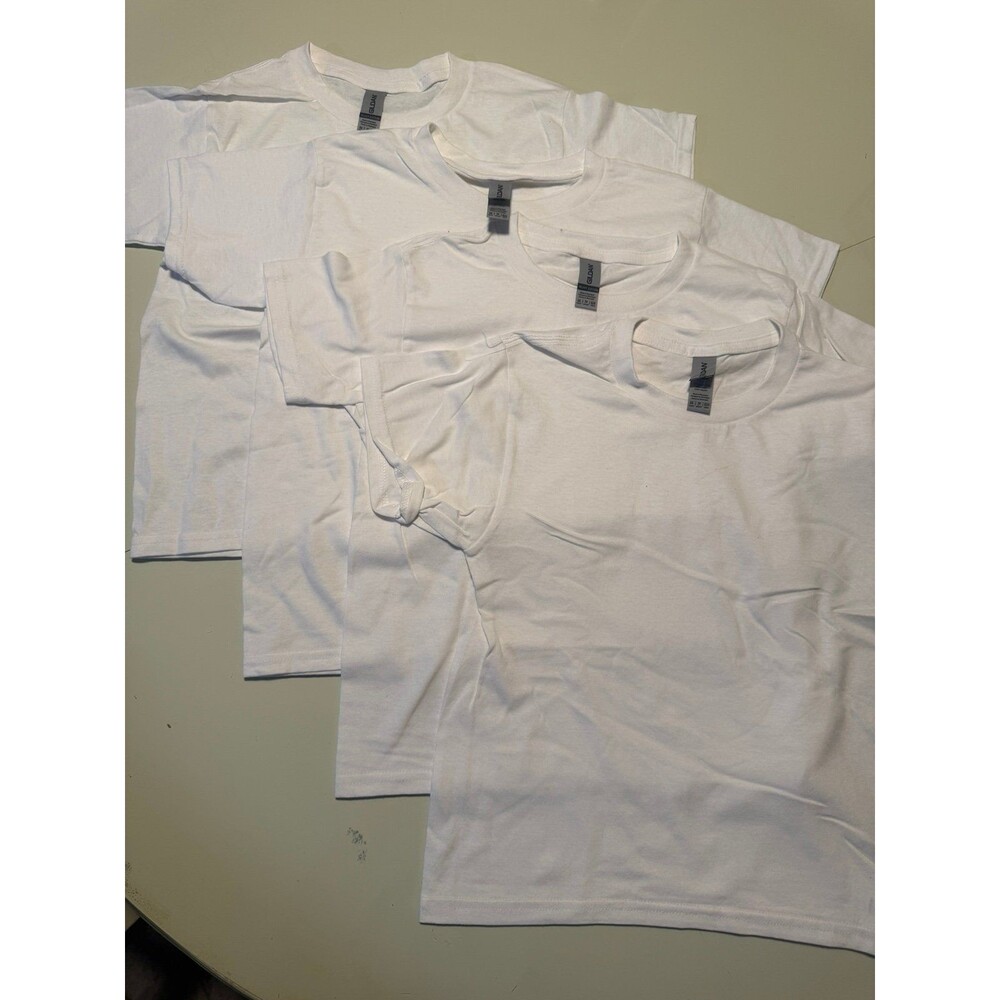 Gildan Kids Xs 4 Pk Tshirts White